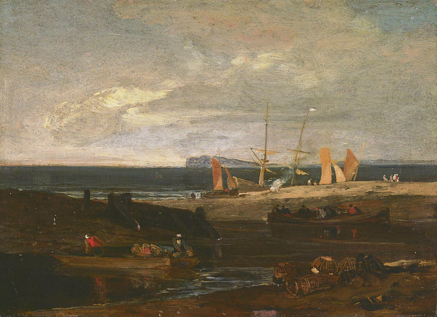 Landscape Painting - A Scene on the English Coast by Joseph Mallord William Turner