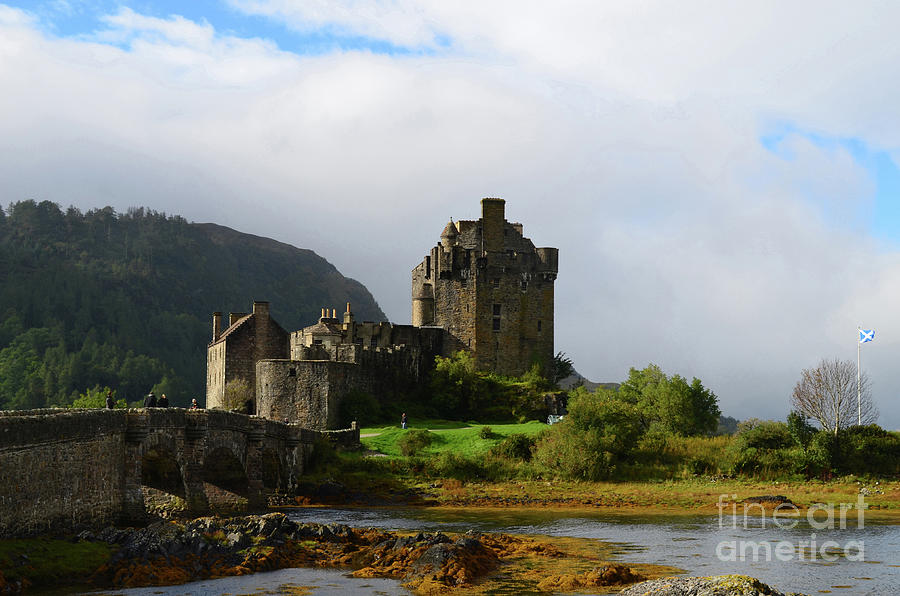 Castle Photograph - A Scenic View of Eilean Donan Castle by DejaVu Designs
