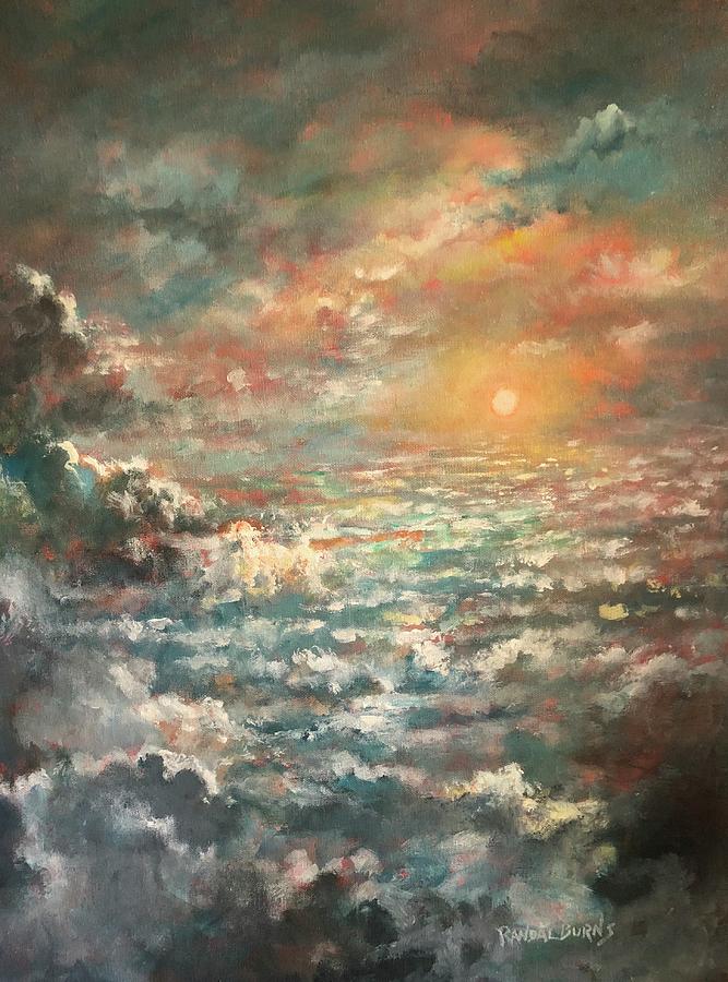 A Sea of Clouds Painting by Rand Burns