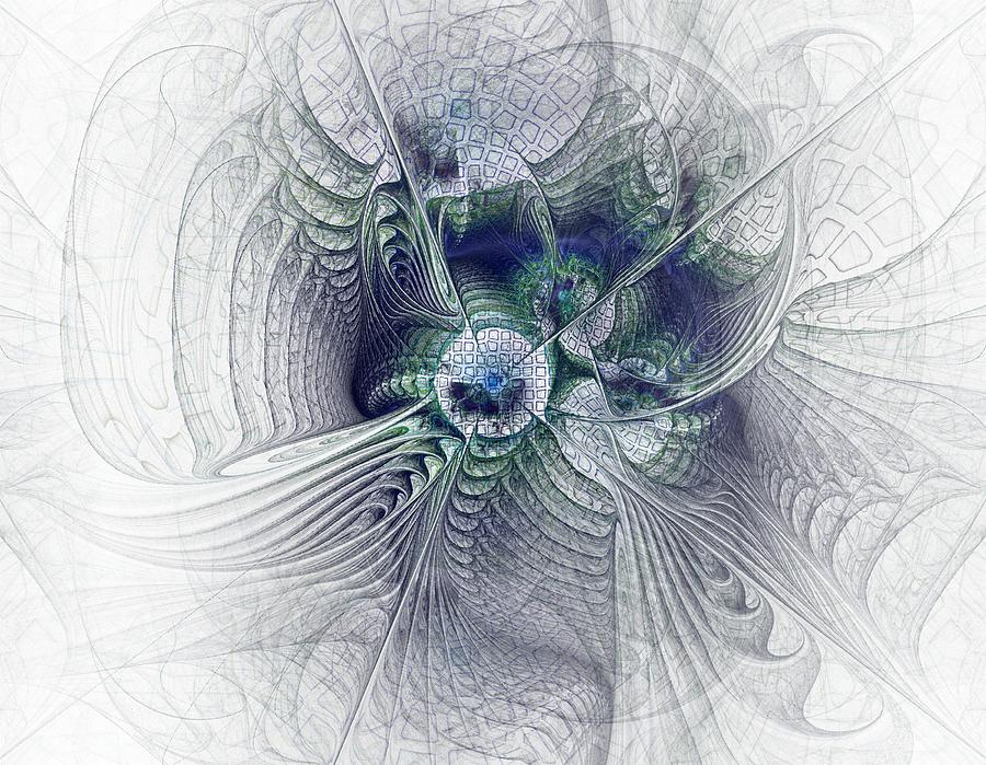 A Secret Sky - Fractal Art Digital Art by Nirvana Blues