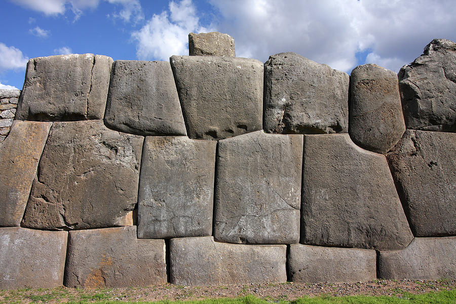 A Section Of The Wall At Sacsayhuaman, Peru Photograph by Aidan Moran