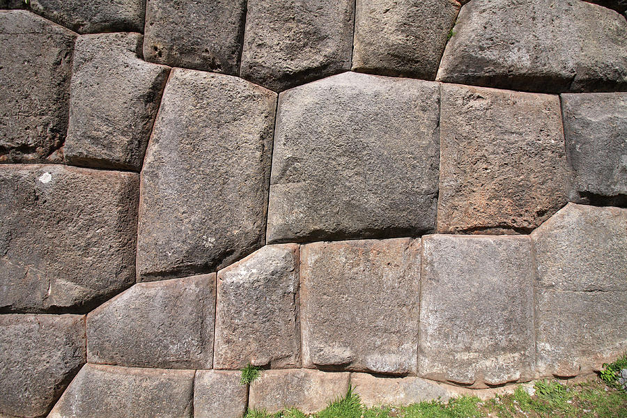 A Section Of The Wall At Sacsayhuaman #1 Photograph by Aidan Moran