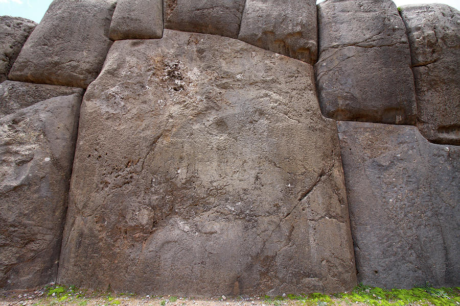 A Section Of The Wall At Sacsayhuaman Photograph by Aidan Moran