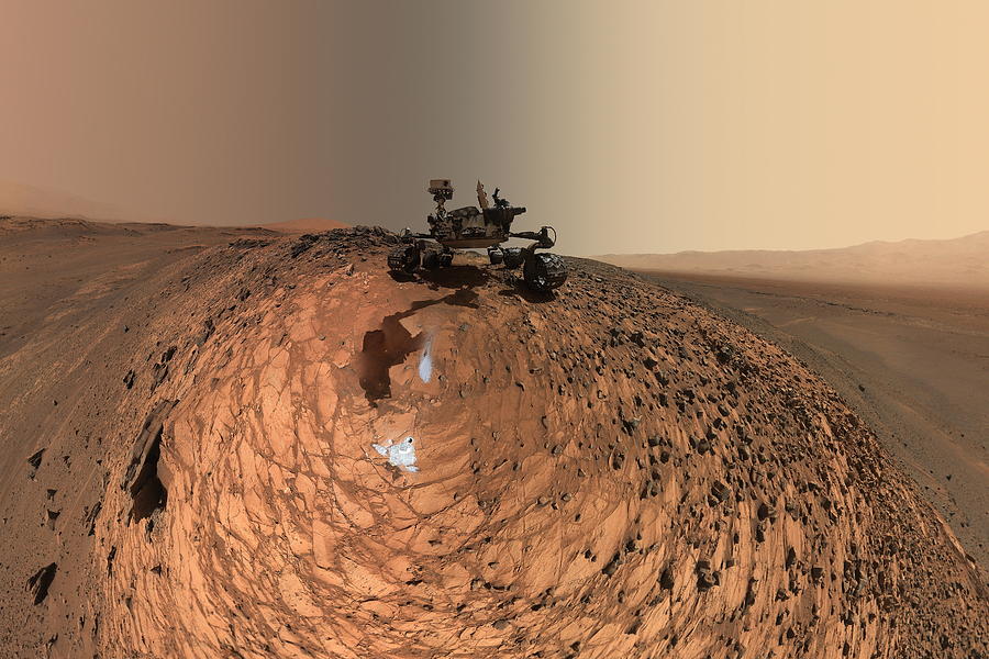 A Selfie on Mars Photograph by Eric Glaser