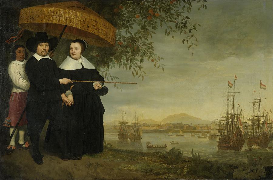 A Senior Merchant of the Dutch East India Company Painting by Celestial Images