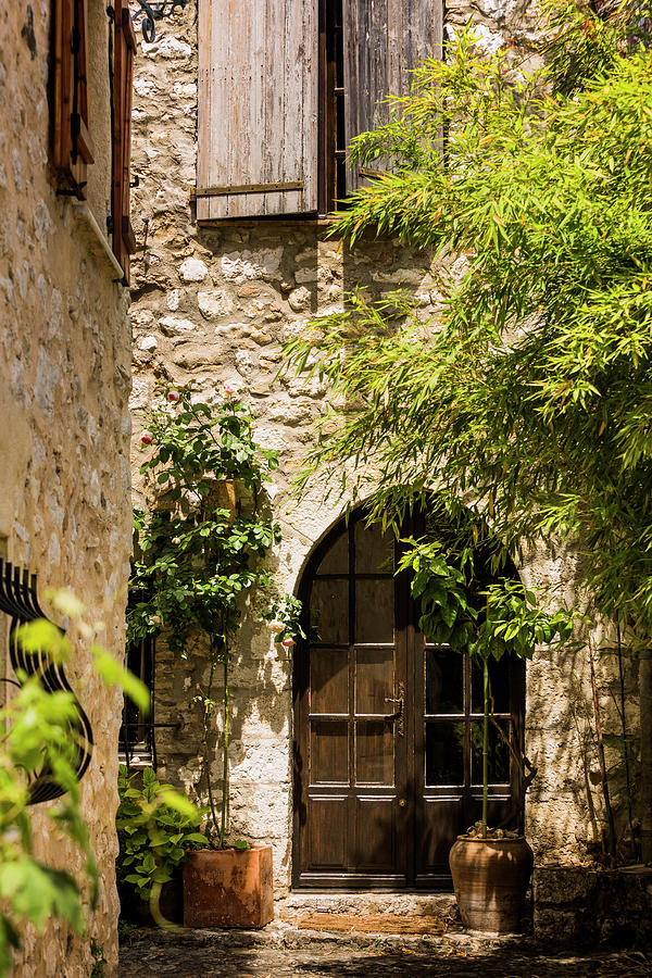 A Shadowy alley in Saint Paul de Vence France Photograph by Maggie Mccall