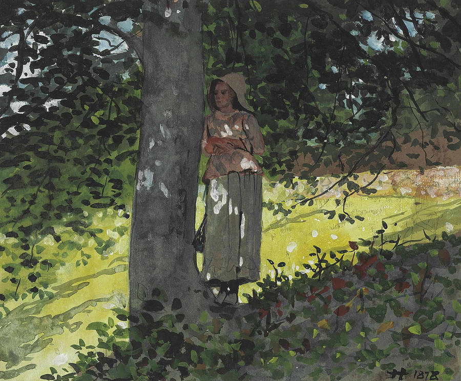 A Shady Spot Houghton Farm Painting by Winslow Homer