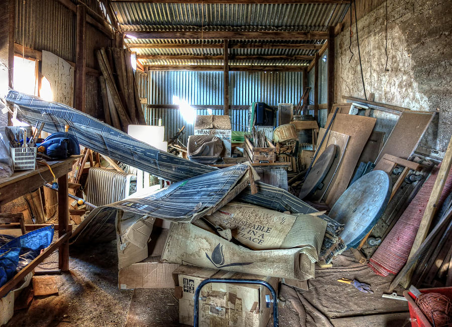 A Shed Full Photograph by Wayne Sherriff