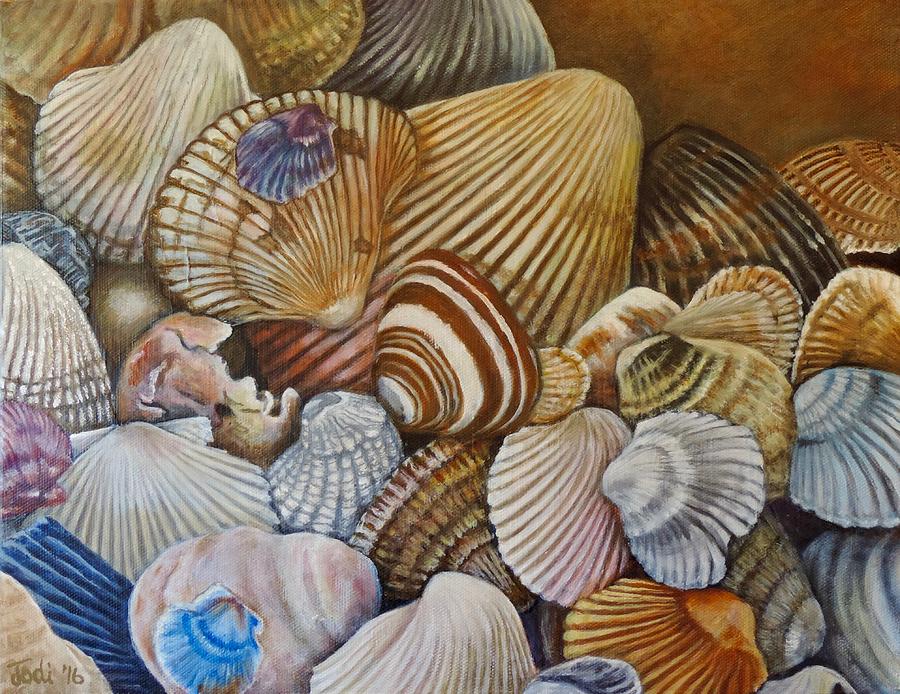 A Shell of a Good Time Painting by Jodi Higgins