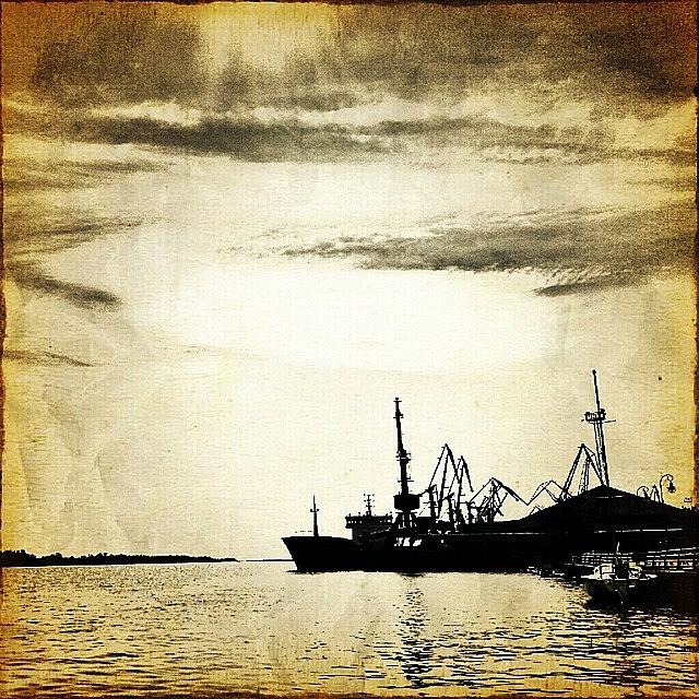 Kherson Photograph - A #ship Is Safe In Harbor But This Is by Tanya Gordeeva Kherson Photograph - A #ship Is Safe In Harbor But This Is by Tanya Gordeeva