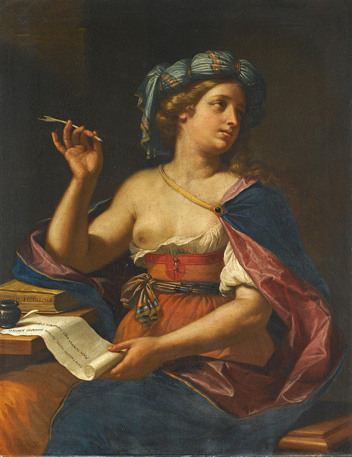A Sibyl Painting by Cesare Gennari