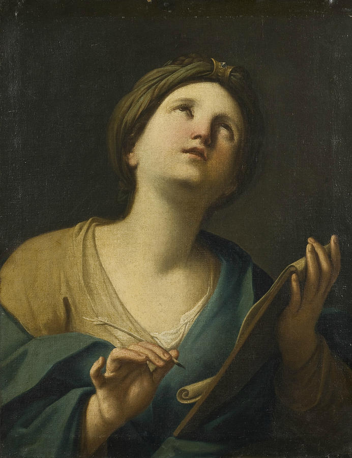 Guido Reni Painting - A Sibyl by Guido Reni