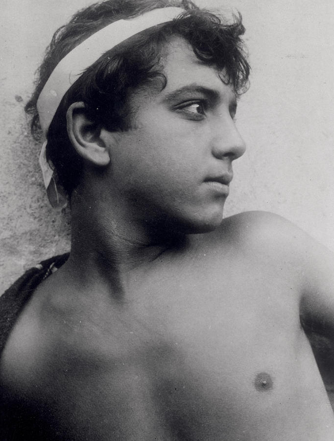 Nude Photograph - A Sicilian Boy by Wilhelm von Gloeden