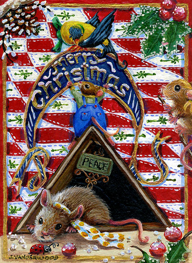 A Sign of Christmas Painting by Jacquelin L Vanderwood Westerman