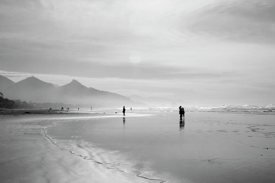 A Silver Day On The Beach Photograph