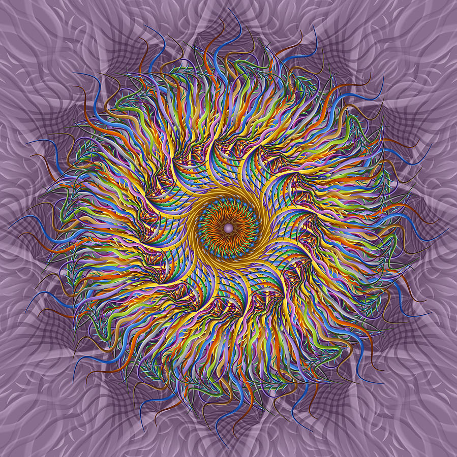 Pinwheels Digital Art - A Simple Twist by Becky Titus