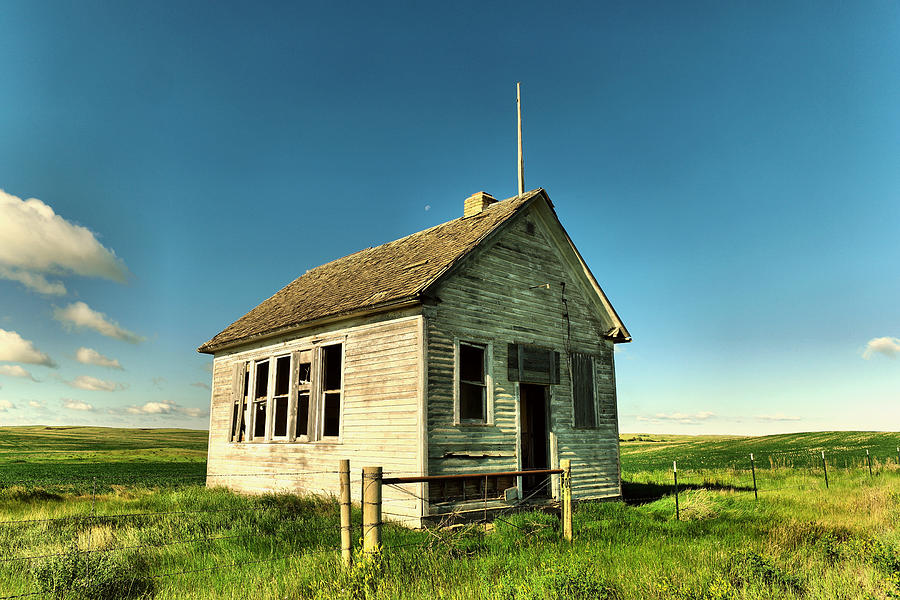 A single room school house Photograph by Jeff Swan