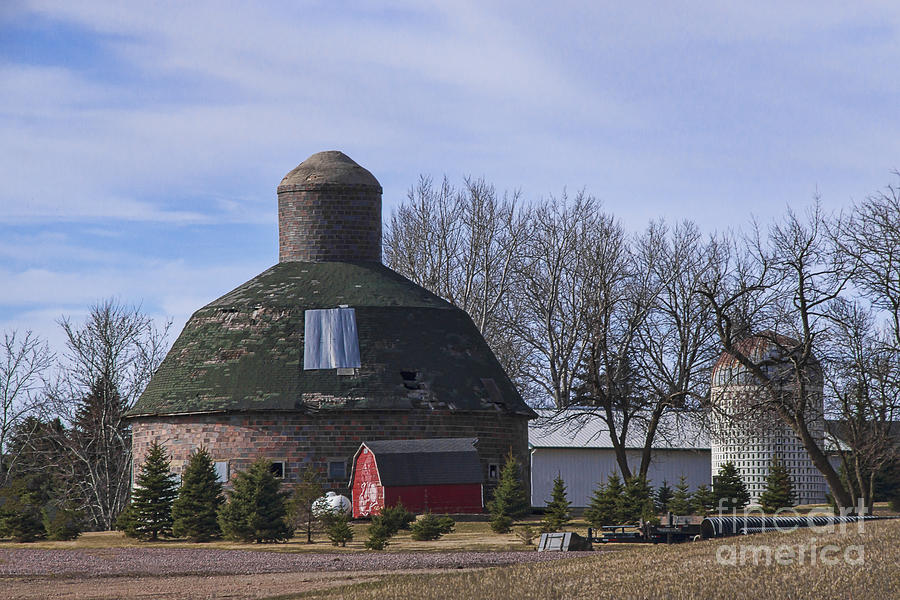 A Sioux Falls Round Barn Photograph by Priscilla Burgers