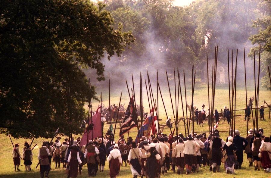 A Skirmish in the English Civil War Photograph by Nigel Radcliffe