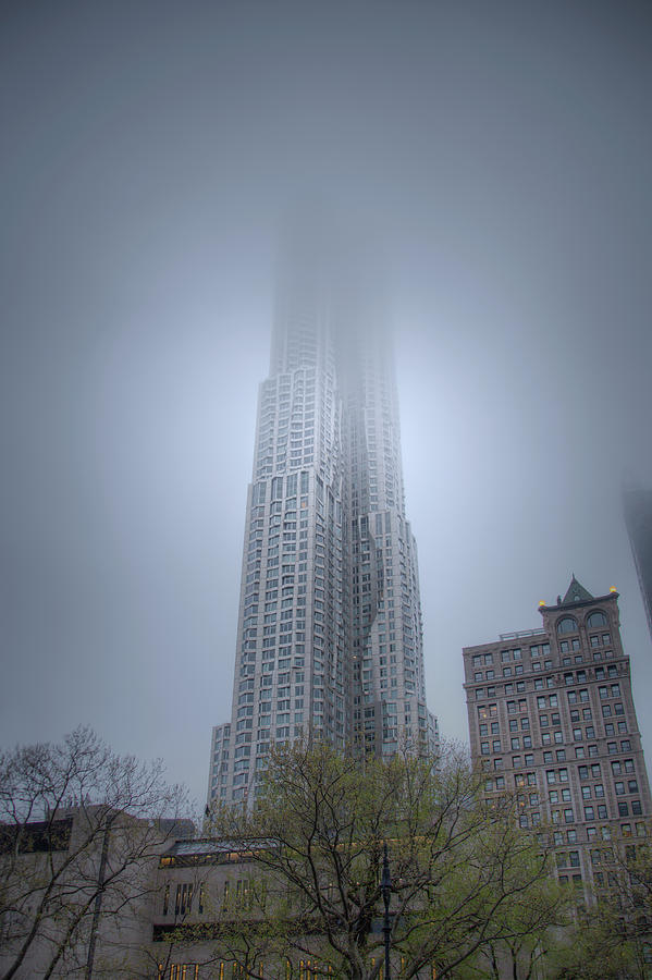 A Skyscraper Scrapes Photograph by Mark Andrew Thomas