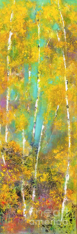 A Slice of Aspen Painting by Frances Marino