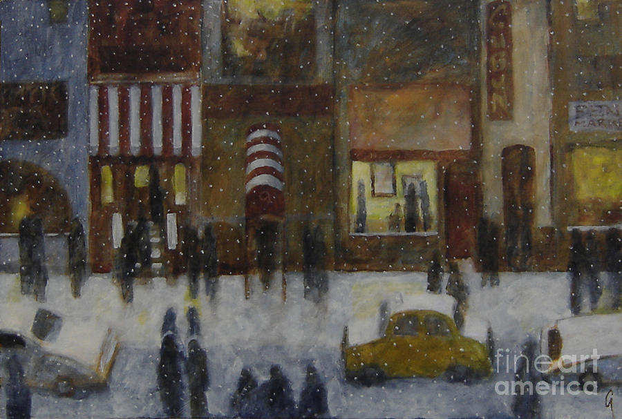 A Slice Of Night Life Painting by Glenn Quist