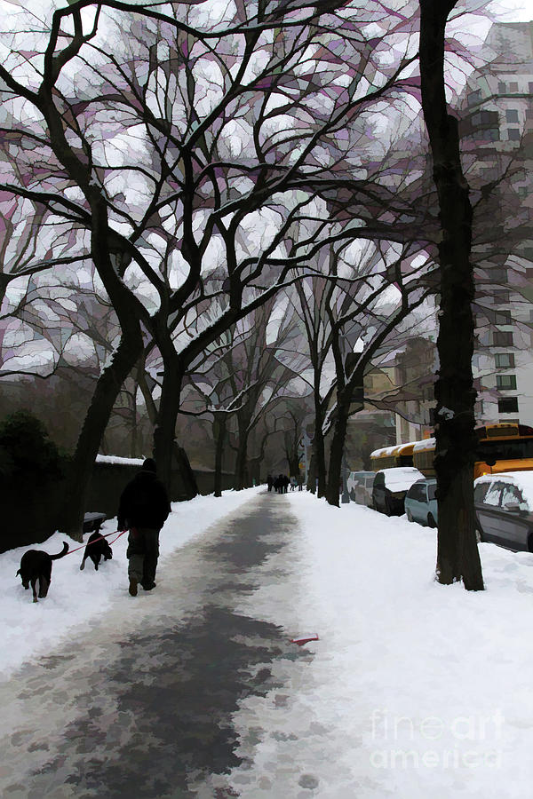 A Slow Winter Day Digital Art by Xine Segalas