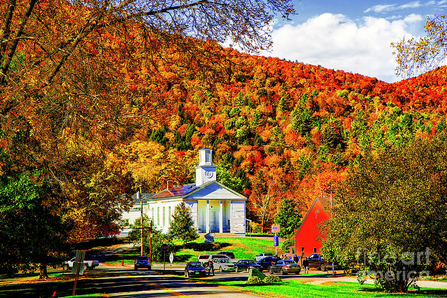 A Small Town in Vermont Photograph by Rick Bragan