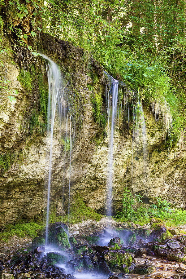 A small waterfall Photograph by Paul MAURICE