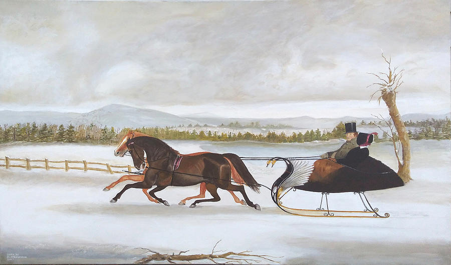 Winter Painting - A Smart Turnout - Copy by David Straughan