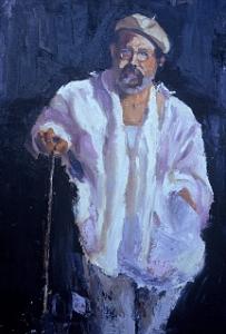 A Smocked MAN Painting by Bryan Alexander