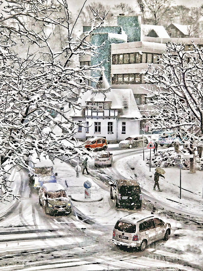A Snowy Day In the City Photograph by Gabriele Pomykaj