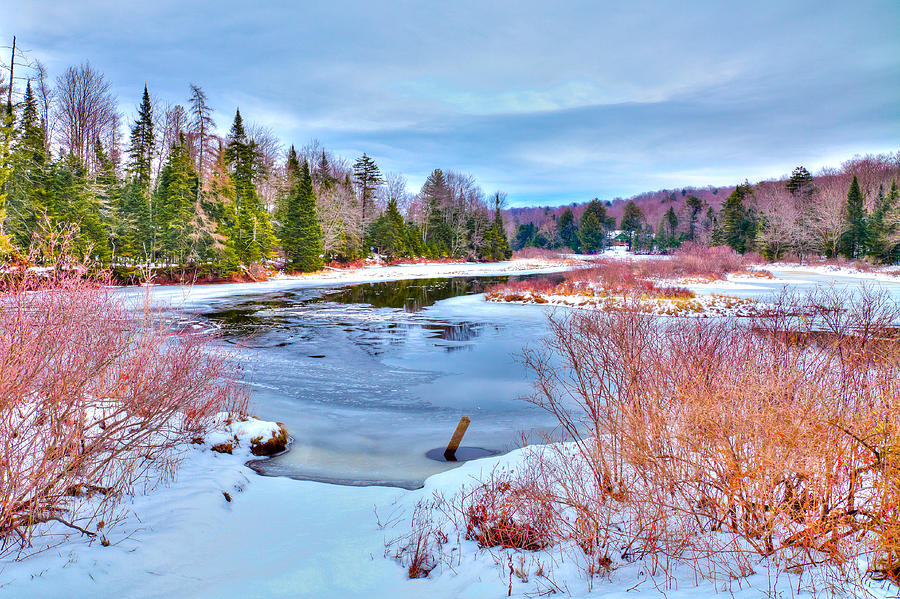 A Snowy Moose River Photograph by David Patterson Pixels