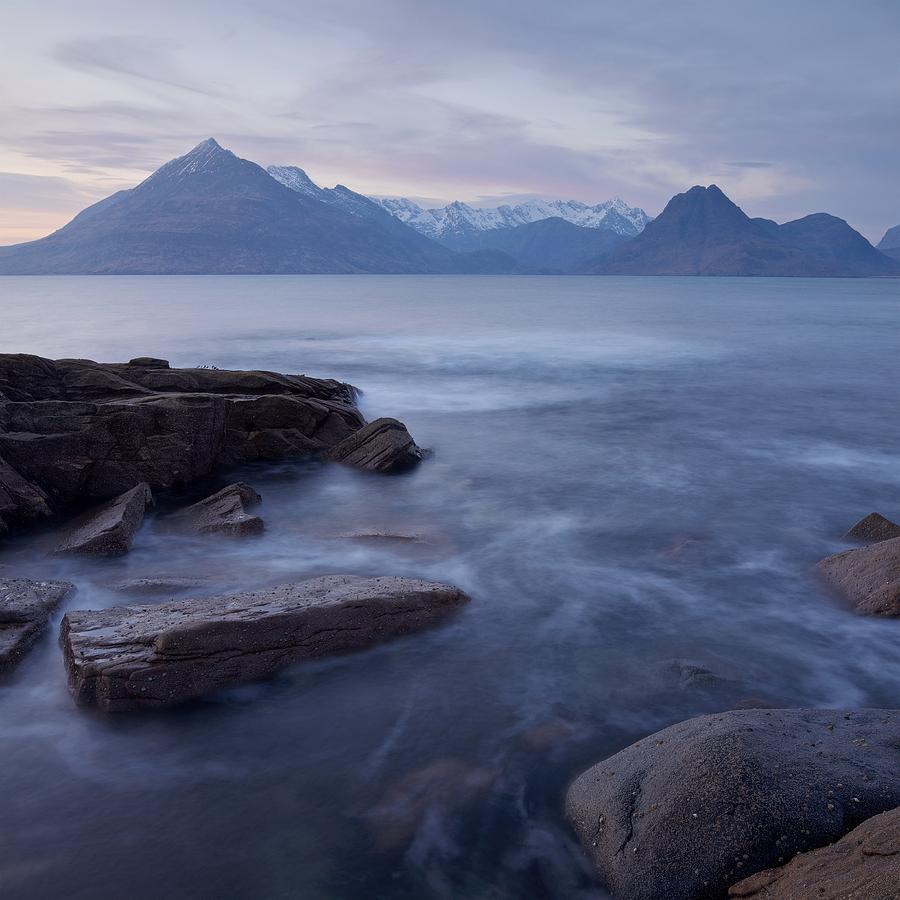 A Soft Sunset at Elgol Photograph by Stephen Taylor