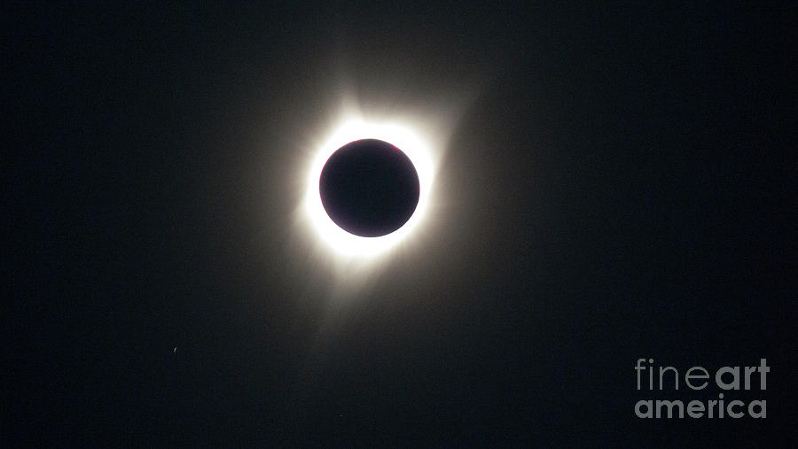 A Solar Eclipse Totality Photograph