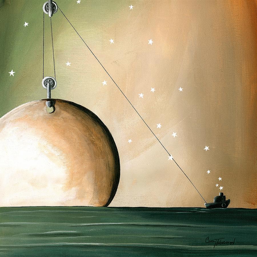 A Solar System Painting by Cindy Thornton