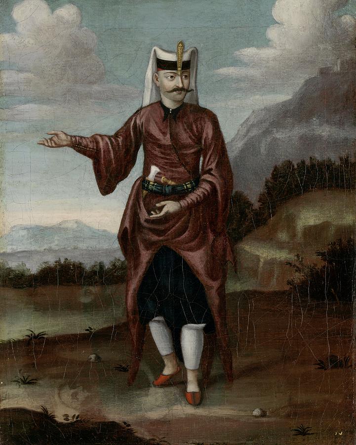 A Soldier of the Janissaries Painting by Jean Baptiste Vanmour