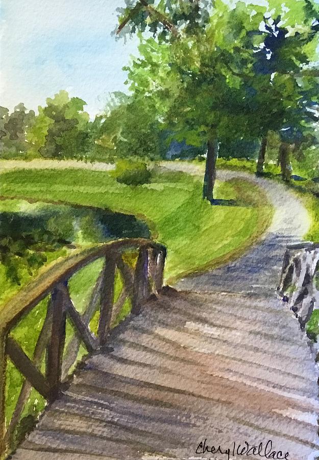 A Soulful Path Painting by Cheryl Wallace