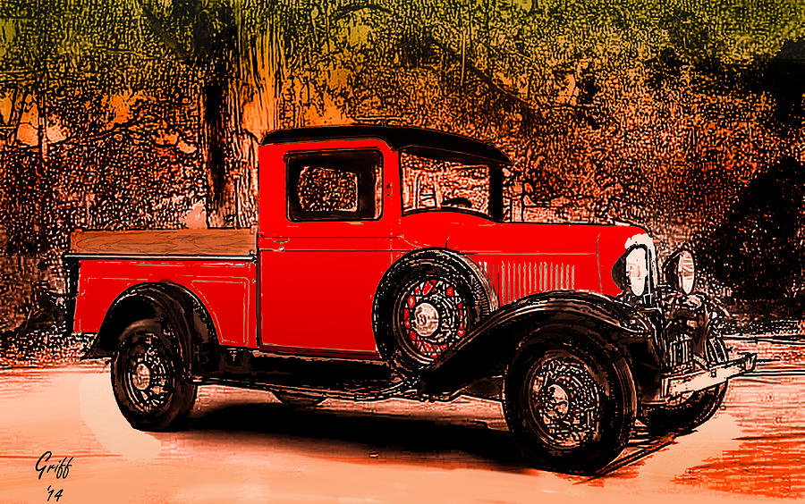 A Southern Ford Digital Art by J Griff Griffin