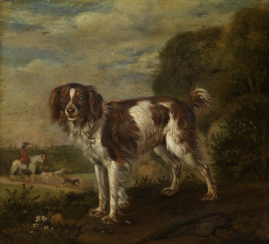 A spaniel Painting by Celestial Images