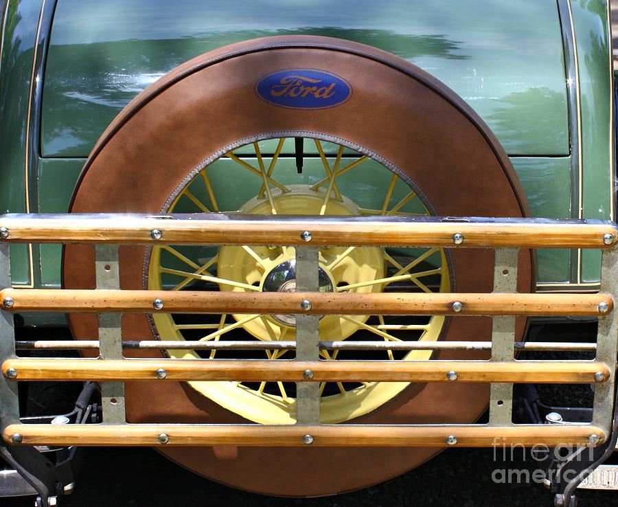 A Spare Model T Ford Photograph by Mary Chris Hines