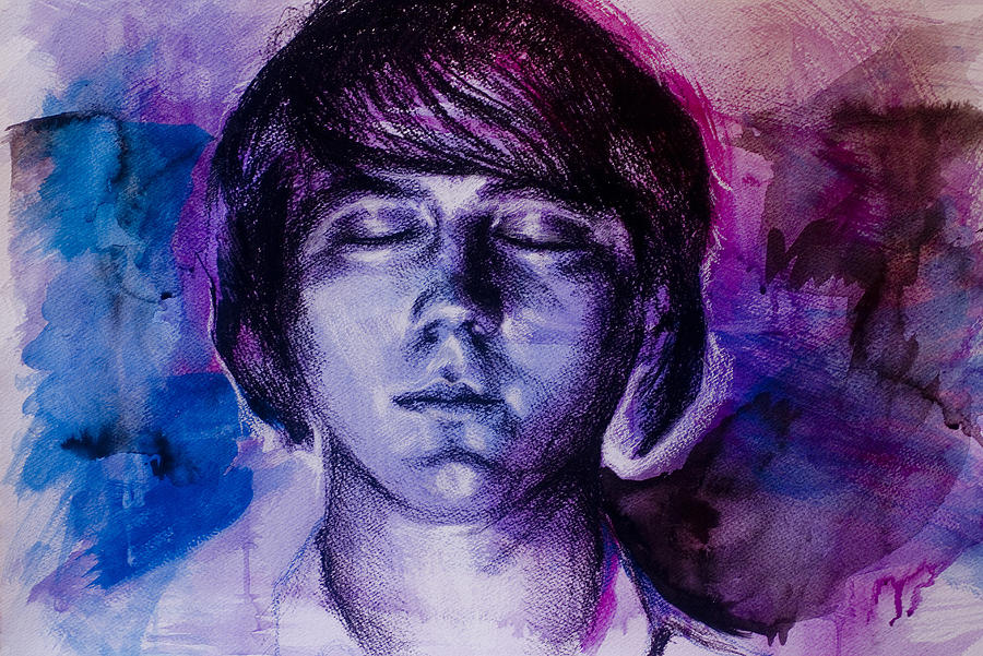 Paul Dano Drawing - A Spiritual Kind of Thing by Molly Picklesimer
