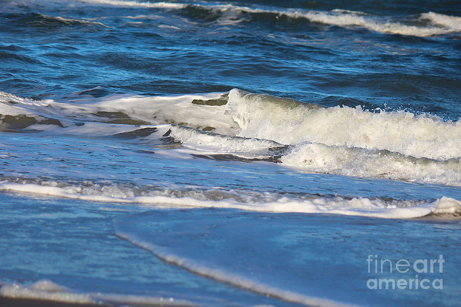 Beach Photograph - A Splash in the Surf by Karin Everhart