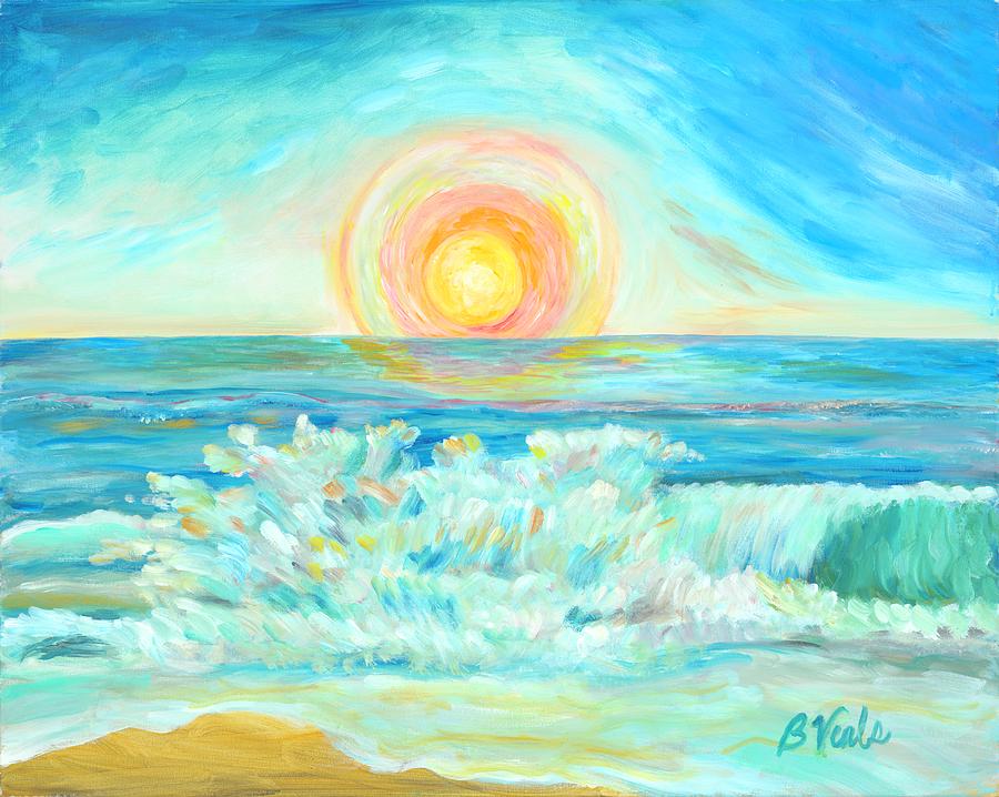 A Splash of Dawn Painting by Bev Veals