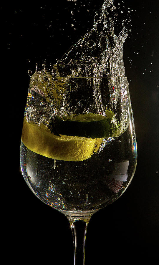 A splash of lemon and lime Photograph by Ed James