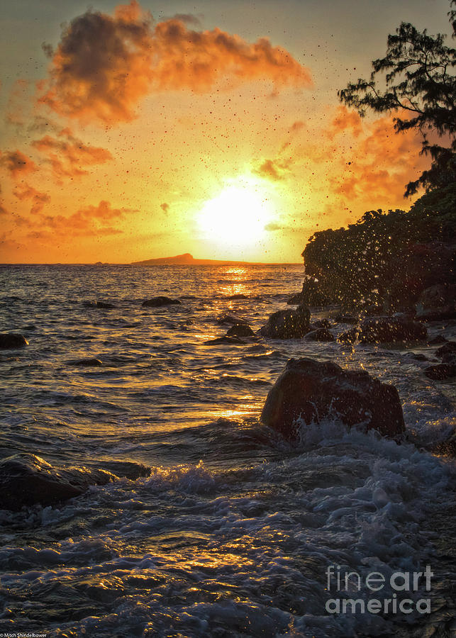 A Splash Of Sunrise Photograph by Mitch Shindelbower