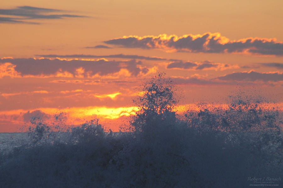 A Splash Of Sunrise Photograph by Robert Banach