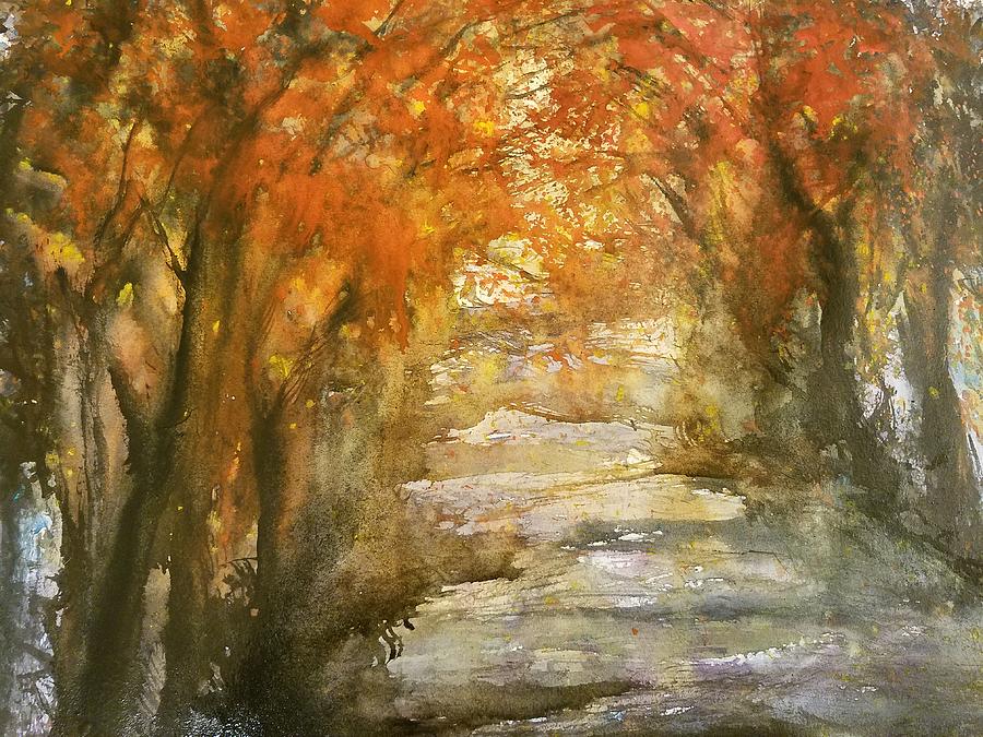 A splendid autumn Painting by Han in Huang wong