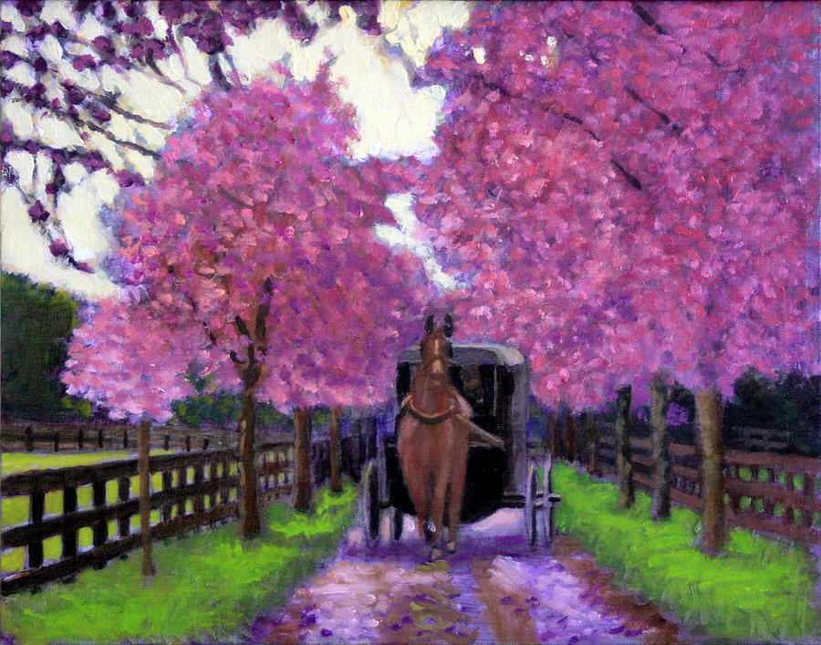 A Spring in Your Step Painting by David Zimmerman