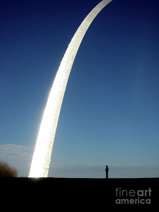 A St. Louis Arch Moment Photograph by Ron Long